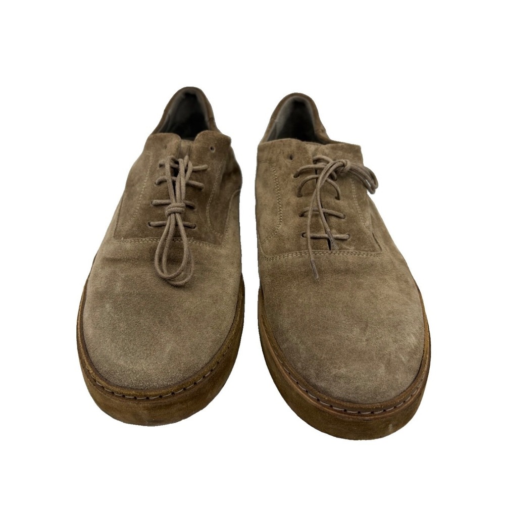 Vince. Norris Brown Suede Low Top Lace Up Oxford Sneakers Men 10M Minimalist